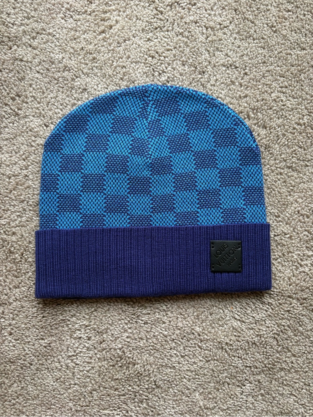 Louis Vuitton Blue Beanie